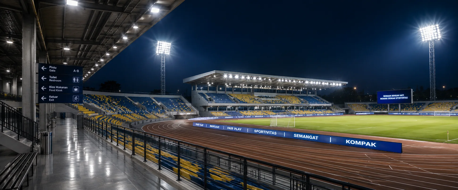 Stadion, Lapangan & Area Olahraga