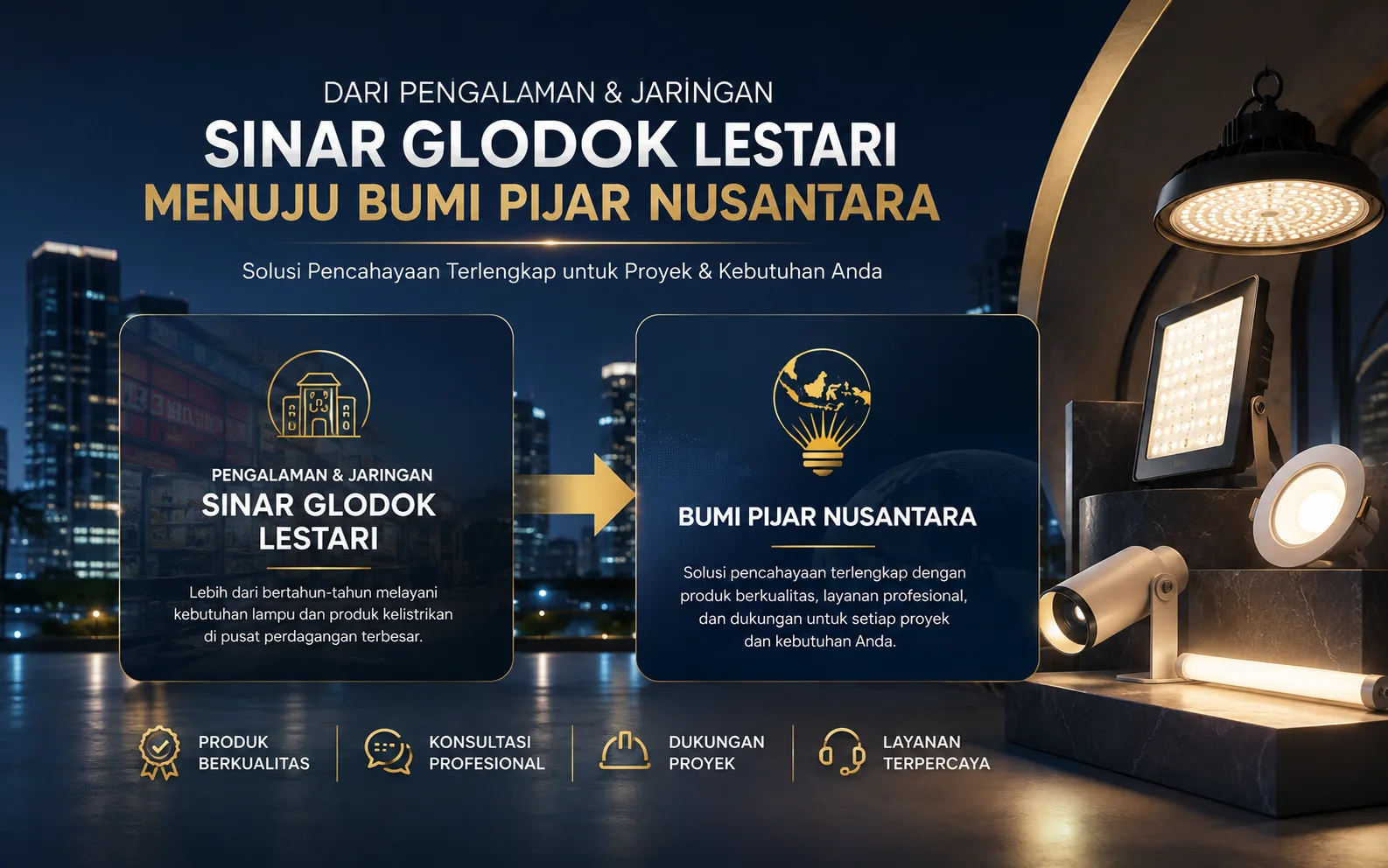 Tim dan showroom Bumi Pijar