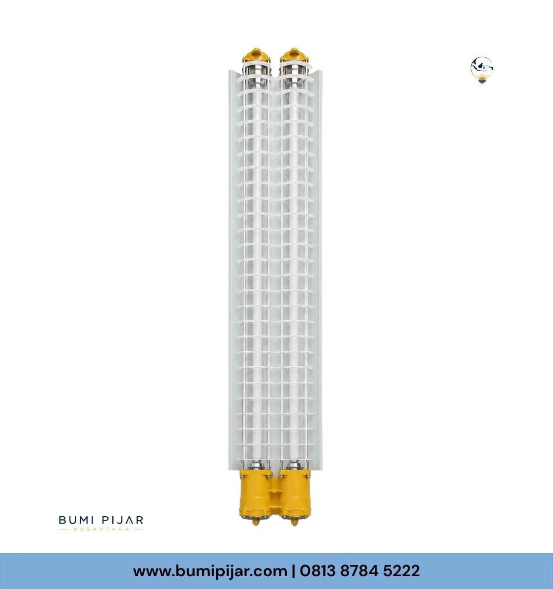 Lampu TL Explosion Proof Warom HRY52 2×36 Watt IP66 ATEX