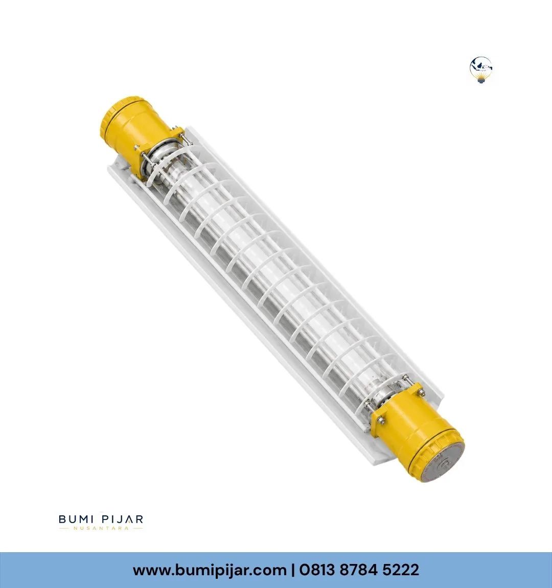 Lampu TL Explosion Proof Warom HRY52 1×18 Watt IP66 ATEX